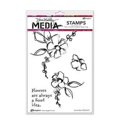 Ranger ink ranger • dina wakley media cling stamps good idea