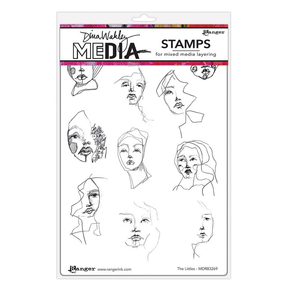 Ranger ink ranger • dina wakley media cling stamps the littles