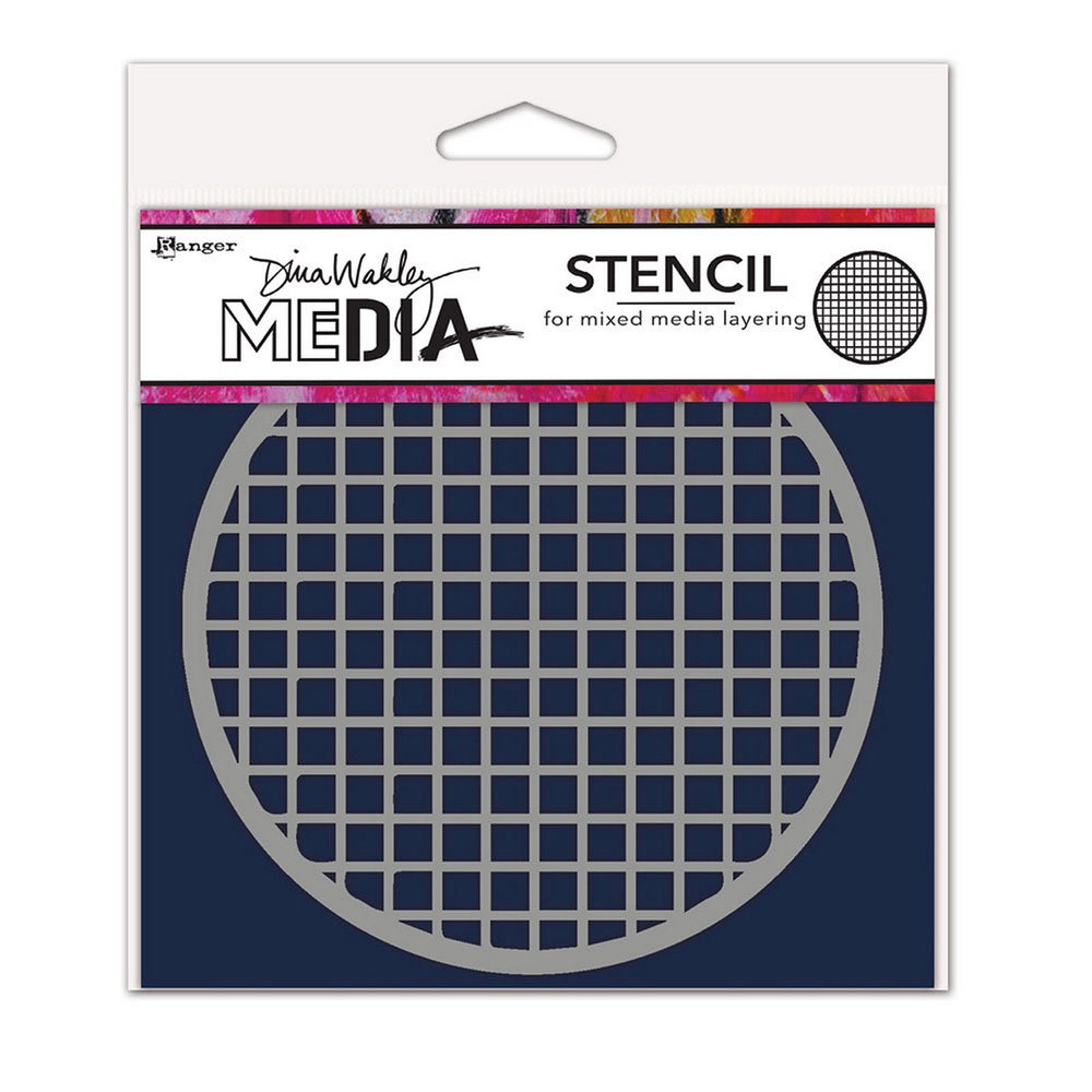 Ranger ink ranger • dina wakley media stencil coasters 1