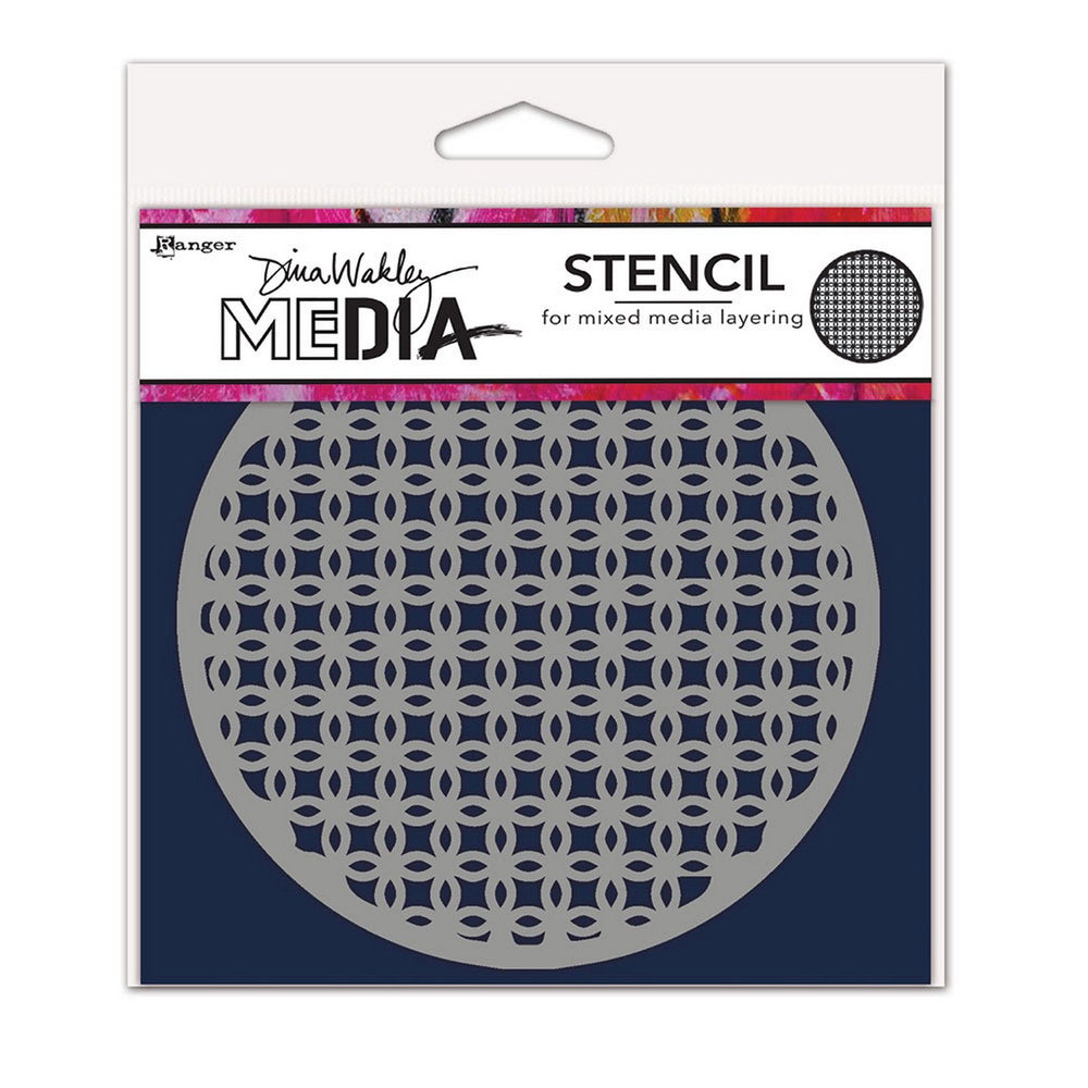 Ranger ink ranger • dina wakley media stencil coasters 4