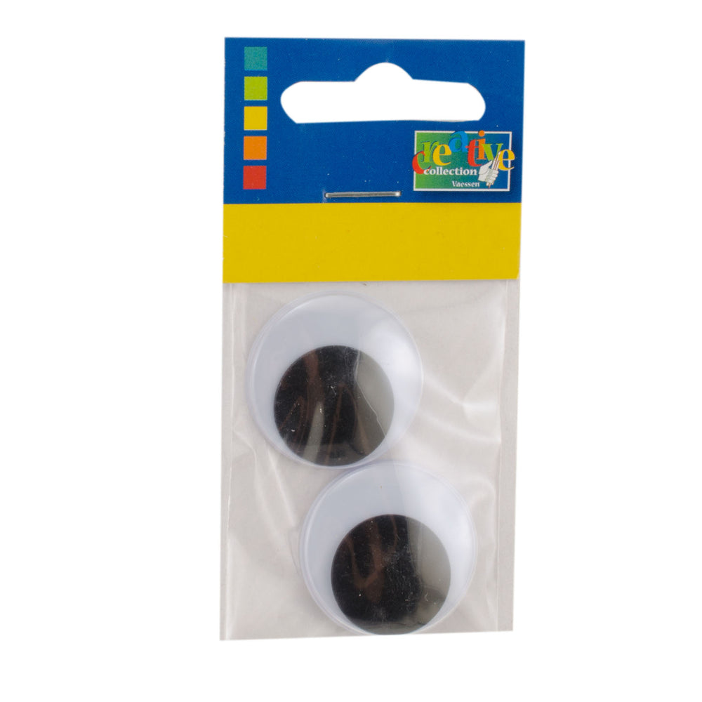 Vaessen creative • wiebeloogjes plak 30mm 2pcs