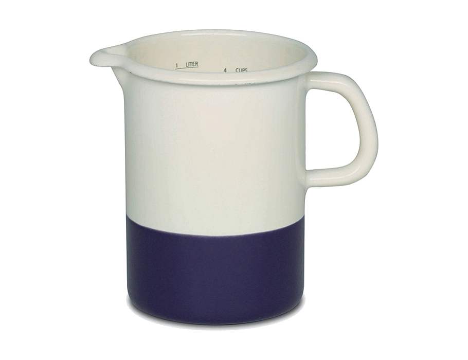 Riess emaille maatbeker - 1 l