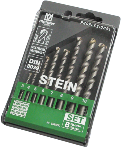 Meister steenboren set 8dlg w - wu5598000