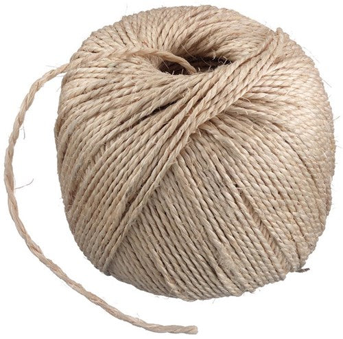 Melkmeisje paktouw sisal bol 2500 gr. ca 700-m - mm894003