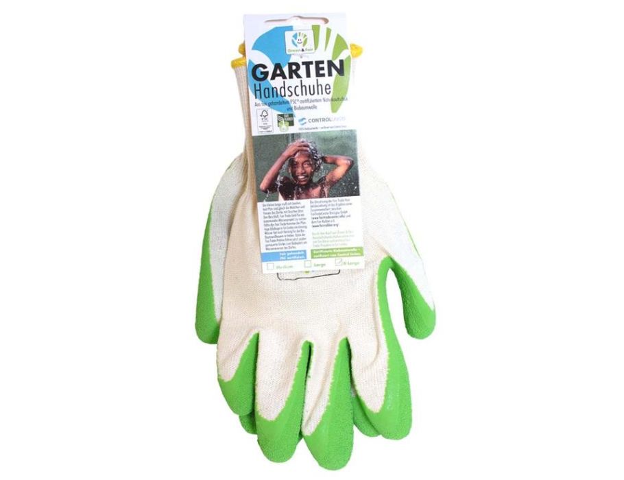Groen en eerlijk tuinhandschoen - s - groen eerlijk