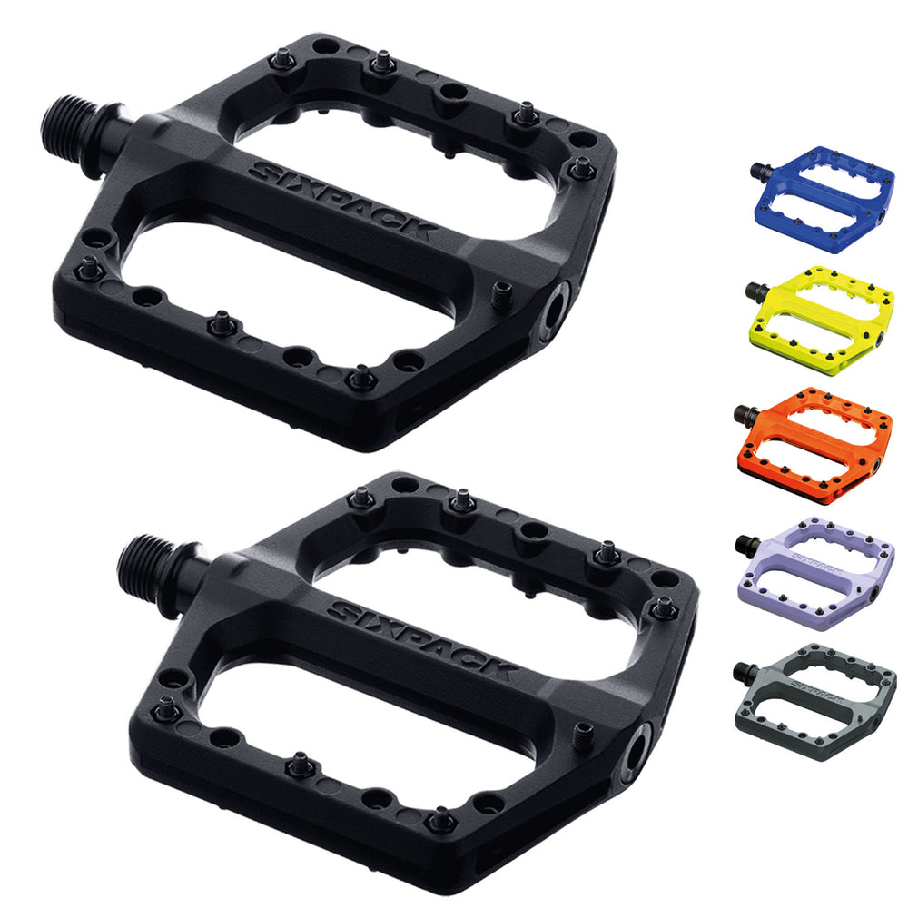 Sixpack racing menace pedals 3.0 | stealth black