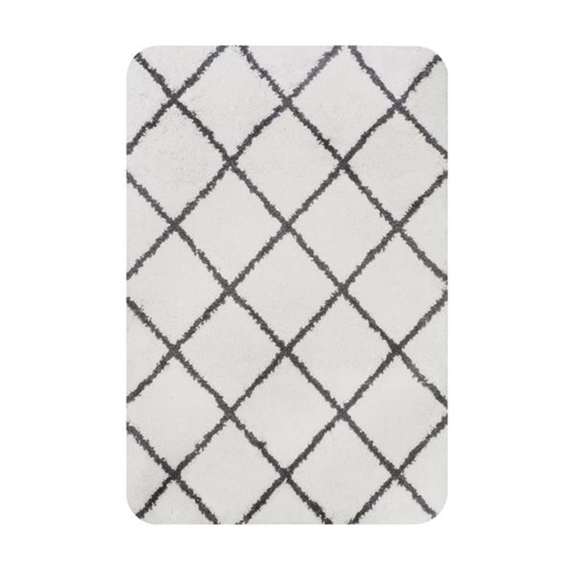 Dutch house menton badmat 60x90 wit