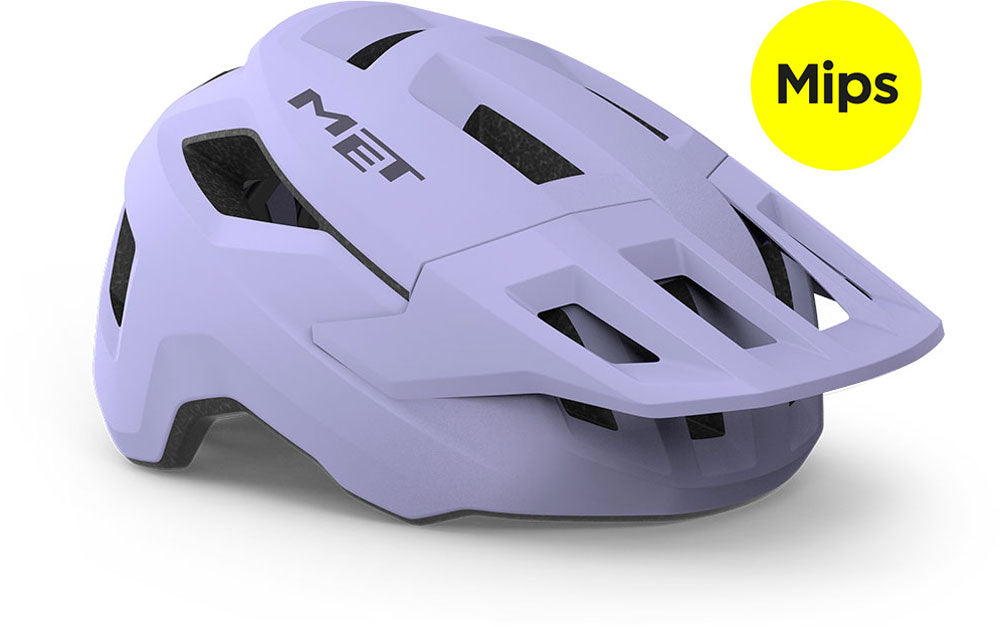 Met shelter youth mips lilac matt (52-56 cm) - youth mtb hel