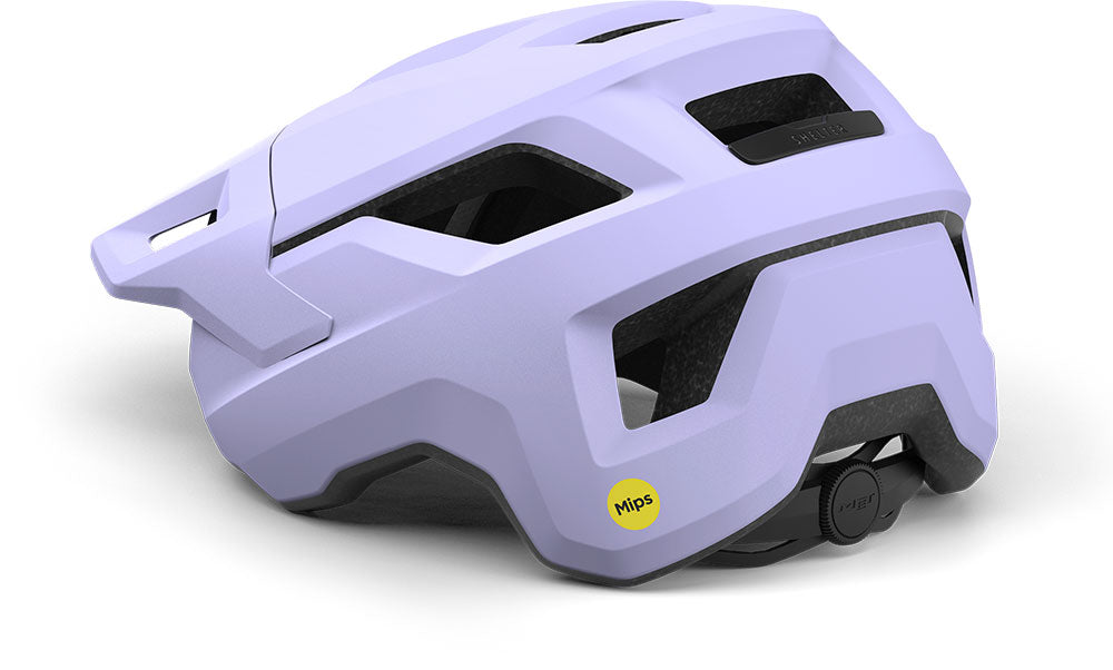 Met shelter youth mips lilac matt (52-56 cm) - youth mtb hel