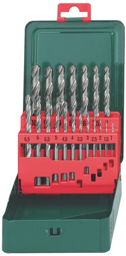 Metabo accessoires metabo toebehoren - boorcassette hss-g 19-delig 627153000