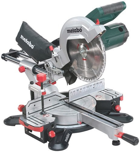 Metabo afkortzaag kgs 254 m met trekfunctie | nieuw model + ksu 251 onderstel - 690967000