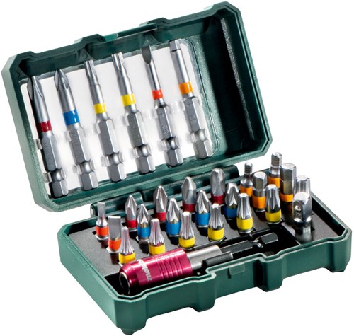 Metabo accessoires metabo bit-box promotion | 29-delig - met o.a lange bits - 626710000