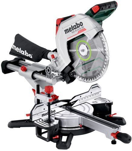 Metabo kgs 18 ltx bl 305 accu afkortzaag 18 v | 8.0 ah | incl. 2 accu's en 1 lader - 614305810