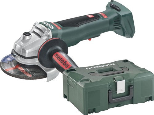 Metabo wpb 18 lt bl 11-125 quick accu haakse slijper 18v body met paddleschakelaar in x 165 l | zonder accu's en lader - 613059840
