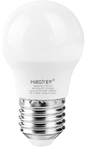 Mi-light miboxer rgb-cct led e27 kogel 4w rf 2.4g - led0216