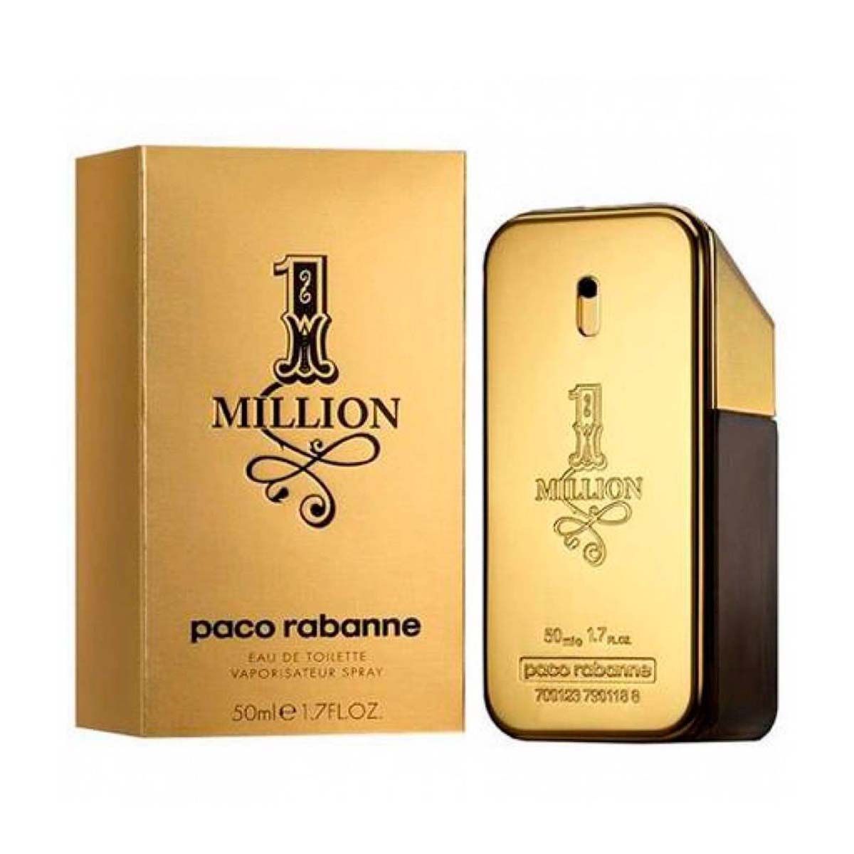 Paco rabanne eau de toilette spray one million 50ml heren