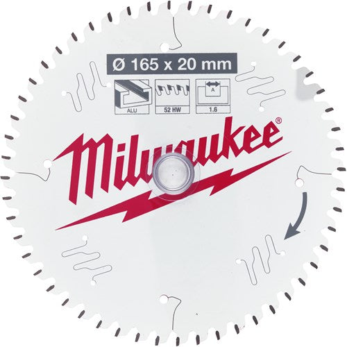 Milwaukee accessoires csb p alu165x20x1,6x52atb-1pc - 4932479087
