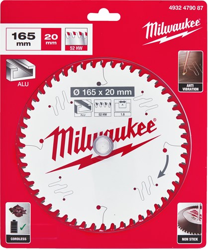 Milwaukee accessoires csb p alu165x20x1,6x52atb-1pc - 4932479087