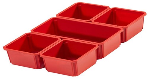 Milwaukee accessoires inzetbakjes voor packout slim organiser - 4932478301