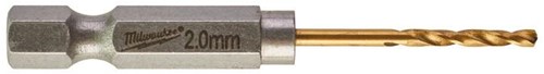 Milwaukee accessoires metaalboor shockwave hss-g ti. 2mm -2pcs - 48894703