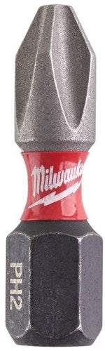 Milwaukee accessoires milwaukee shockwave impact duty™ schroefbits shockwave ph2 x 25 mm - 2 stuks - 4932430852