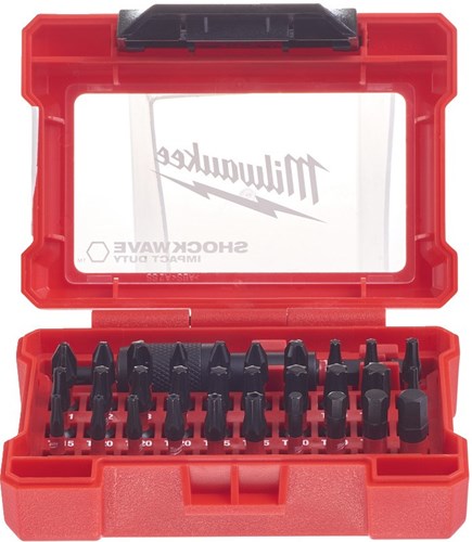 Milwaukee accessoires shockwave impact duty bit set (32 delig) - 4932464240