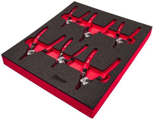 Milwaukee foam inlay borgveertangenset | 6-delig - 4932493633