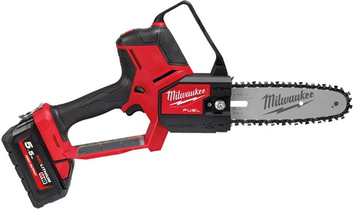 Milwaukee m18 fhs20-552 | m18 fuel™ hatchet™ snoeizaag 20 cm (2x 5.5ah accu) - 4933480118