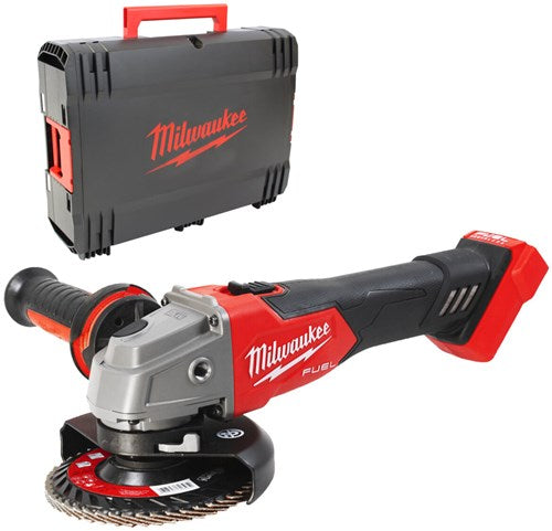 Milwaukee m18 fsag125x-0x | haakse slijper | 125mm | 18v | body | zonder accu's lader - 4933478428