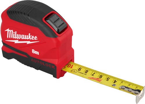 Milwaukee rolmaat autolock | 8 m x 25 mm - 4932498774