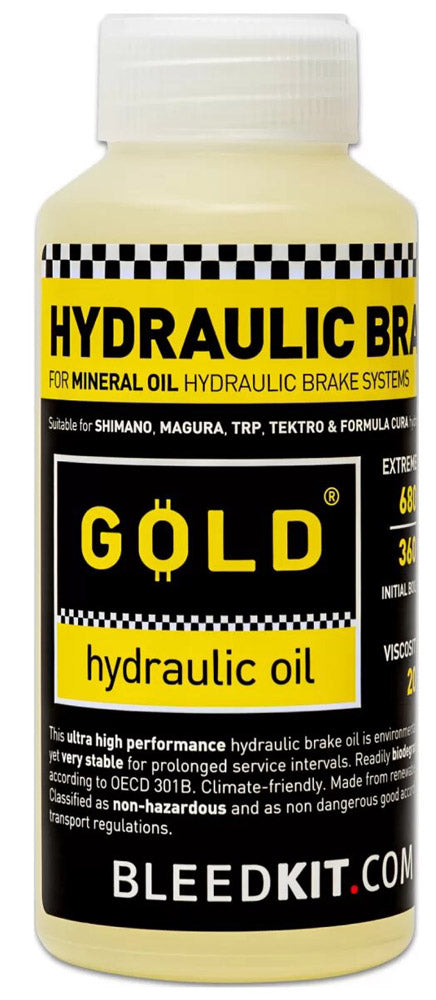 Bleedkit mineral brake fluid gold | 500ml