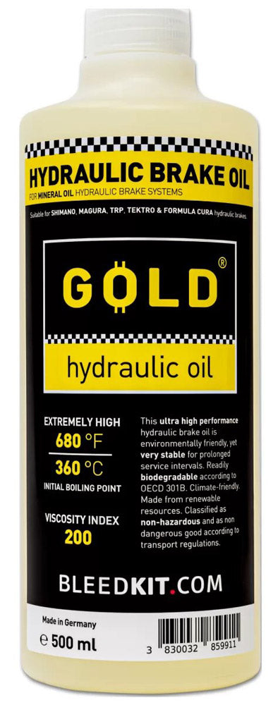 Bleedkit mineral brake fluid gold | 500ml