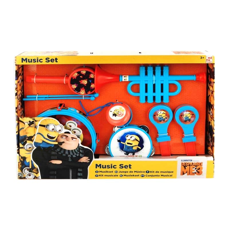 Jonotoys dispicable me minions muziekset 9-delig