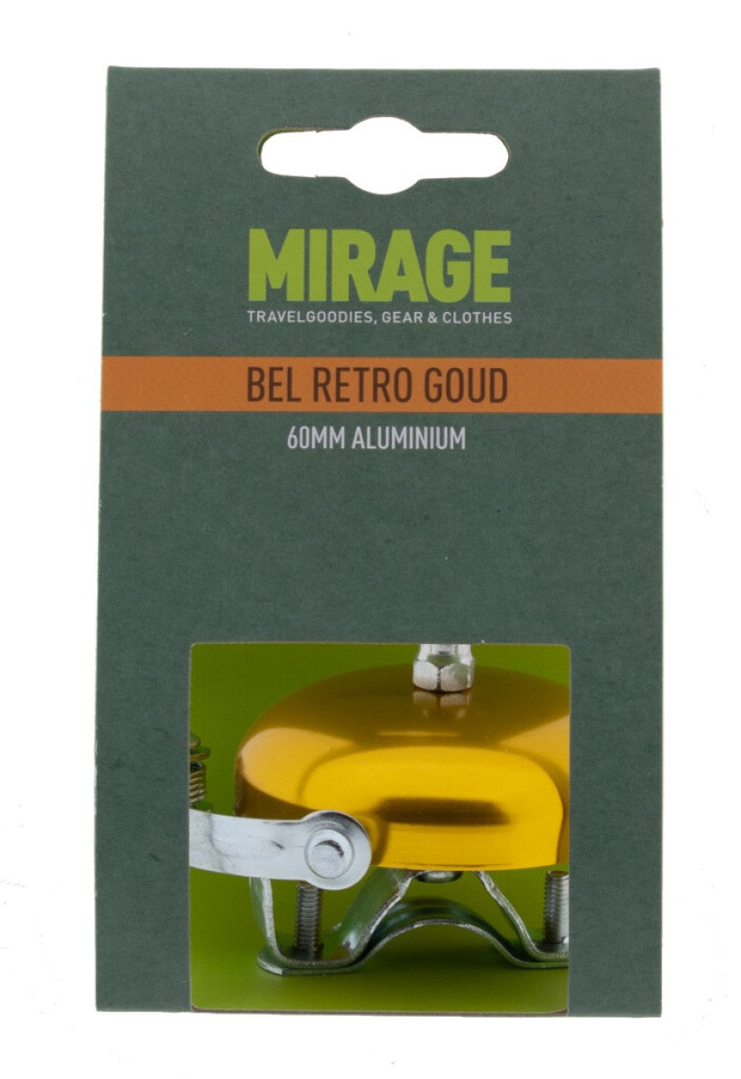 Mirage bel retro alu 60mm, goud