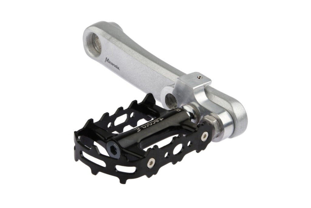 Mirage crankverkorters met RVS bouten aluminium t6 zilver