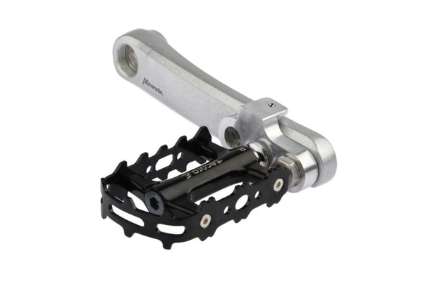 Mirage crankverkorter aluminium t6 met rvs bouten, zilver