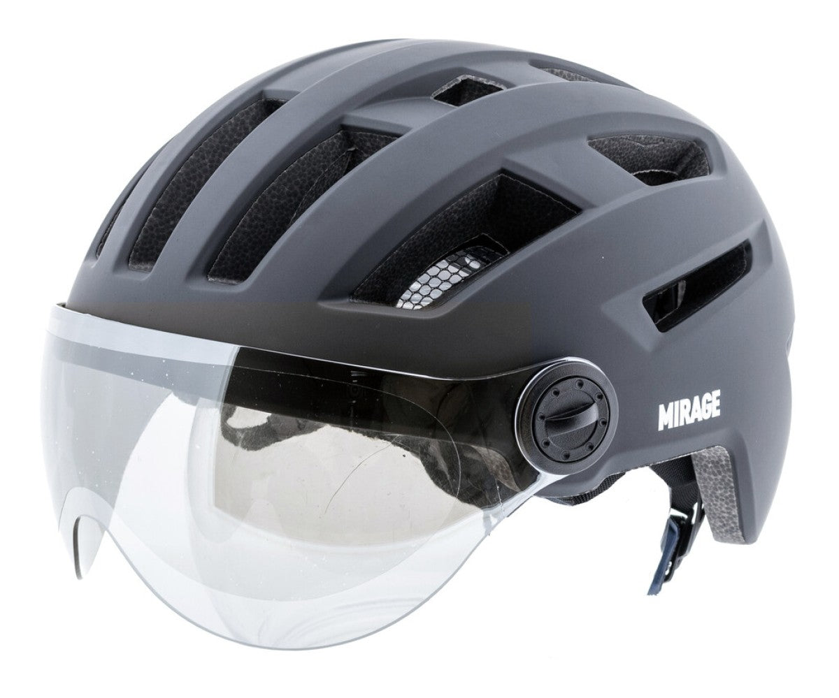 Buzaglo mirage urban helm speed pedelec led 55-58cm mat zwart
