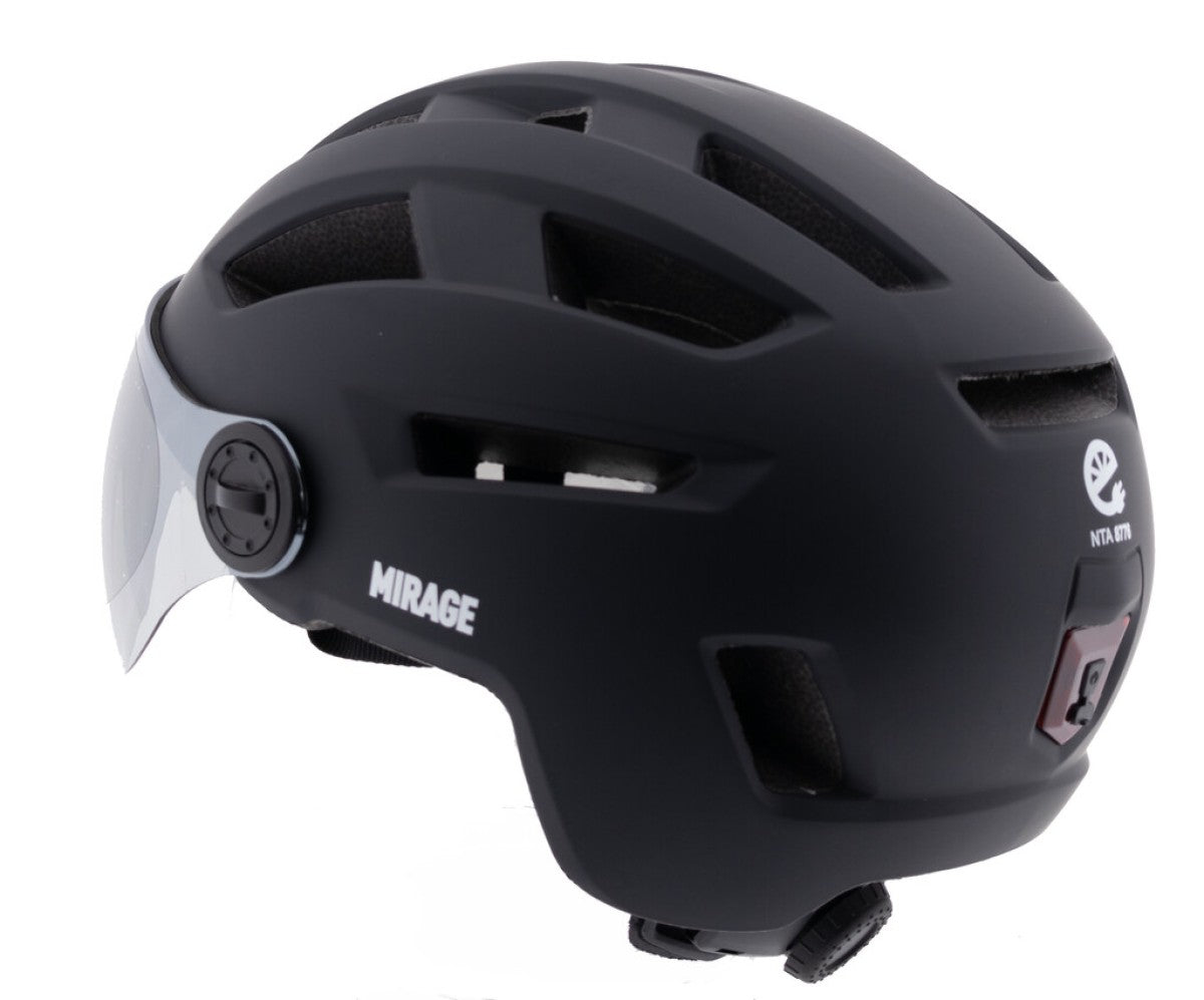 Buzaglo mirage urban helm speed pedelec led 58-61cm mat zwart