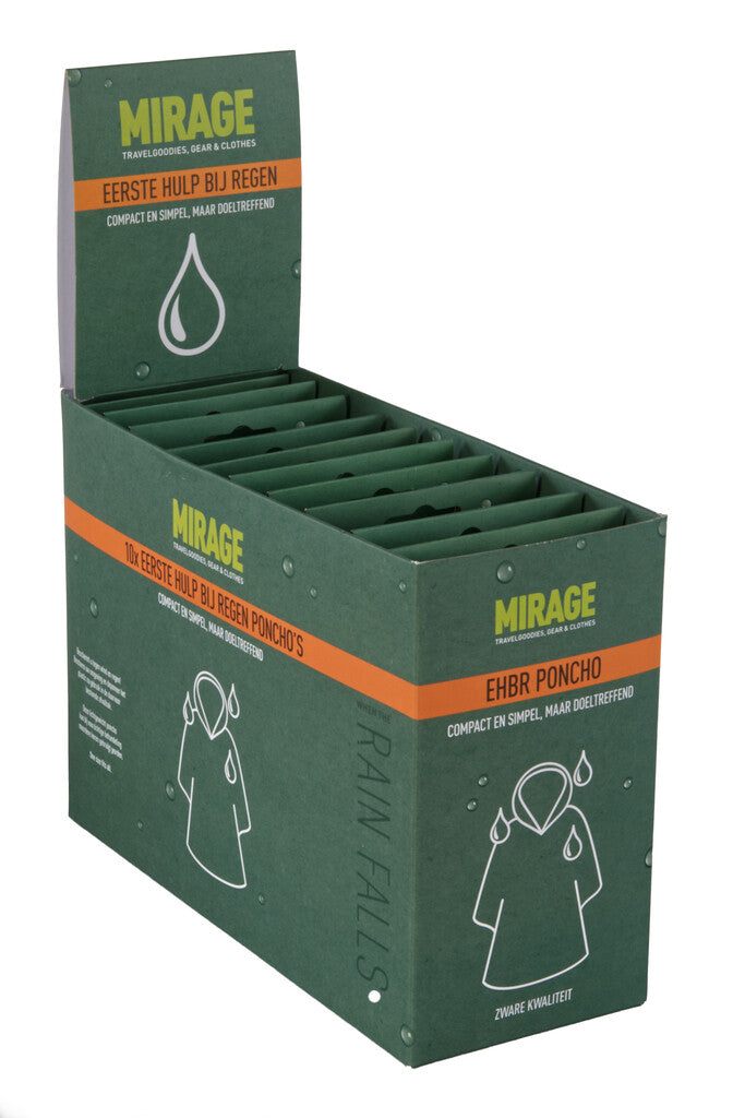 Buzaglo Mirage disposable rain poncho one size