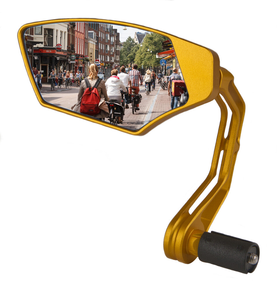 Mirage spiegel barend eerste klas, dimmend glas, goud, schakels