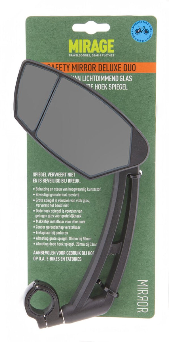Mirage spiegel deluxe duo dimmend glas e-bike links
