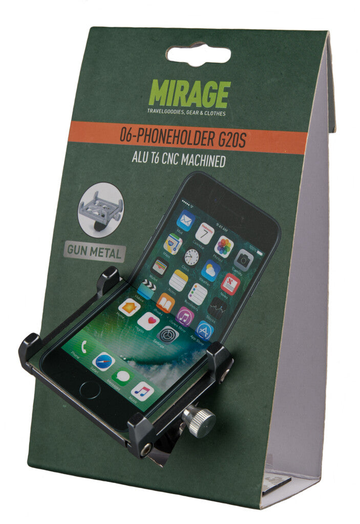 Phone holder Mirage G20 aluminum - grey