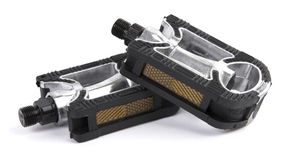 Pedalen Mirage Antislip Aluminium zilver