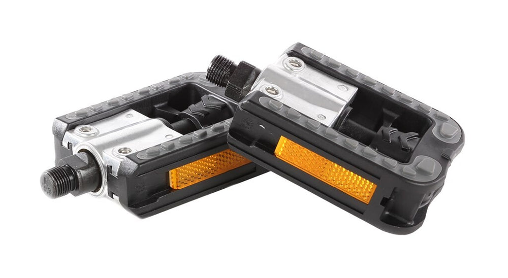 Mirage Vp-113 vouwpedaalset 9 16 antislip met reflectoren