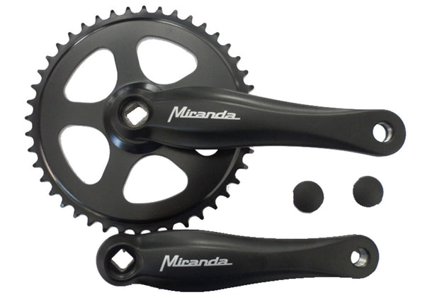 Miranda beta 1+ crankstel 44t 3 32“, zwart zwart
