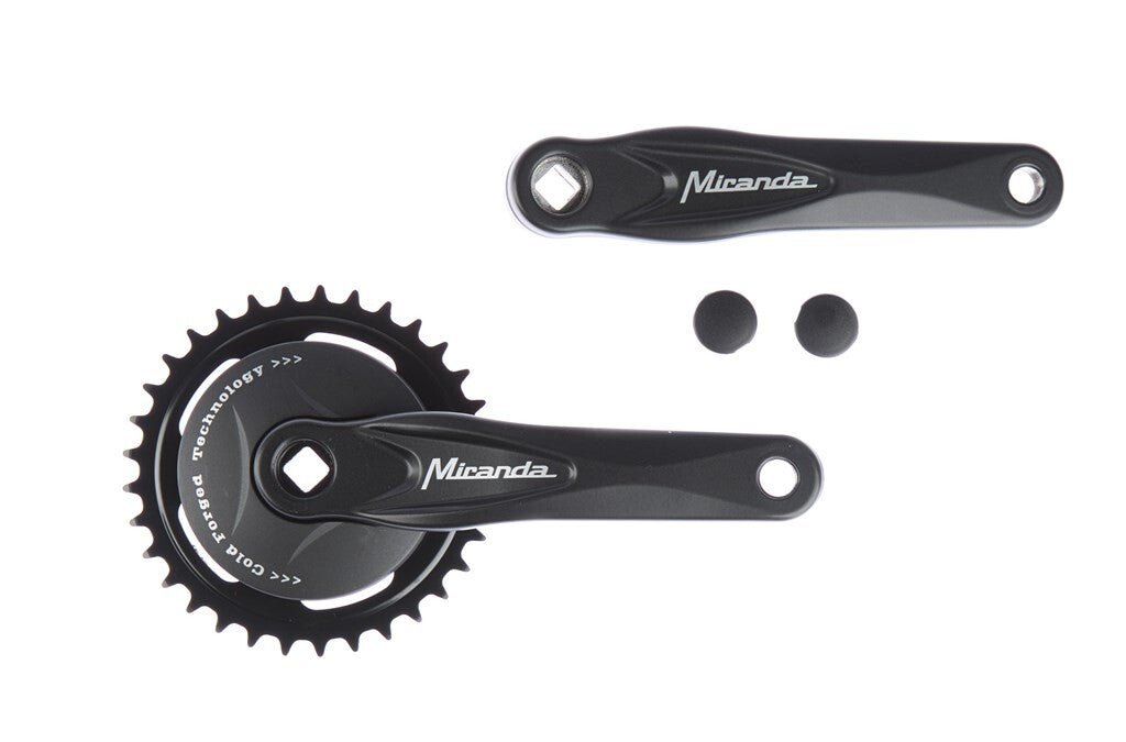 Pédalier 33T Miranda Alfa 1 3 32 - noir avec capot