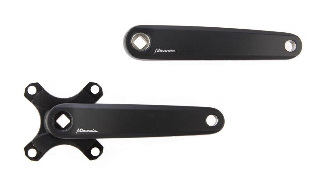 Buzaglo miranda delta crankstel z blad bcd104 gates, 170mm,mat-zwart