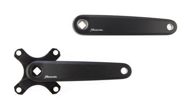 Buzaglo miranda delta crankstel z blad bcd104 gates, 170mm,mat-zwart