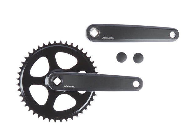 Miranda delta jis crankstel 44t 3 32“, mat-zwart