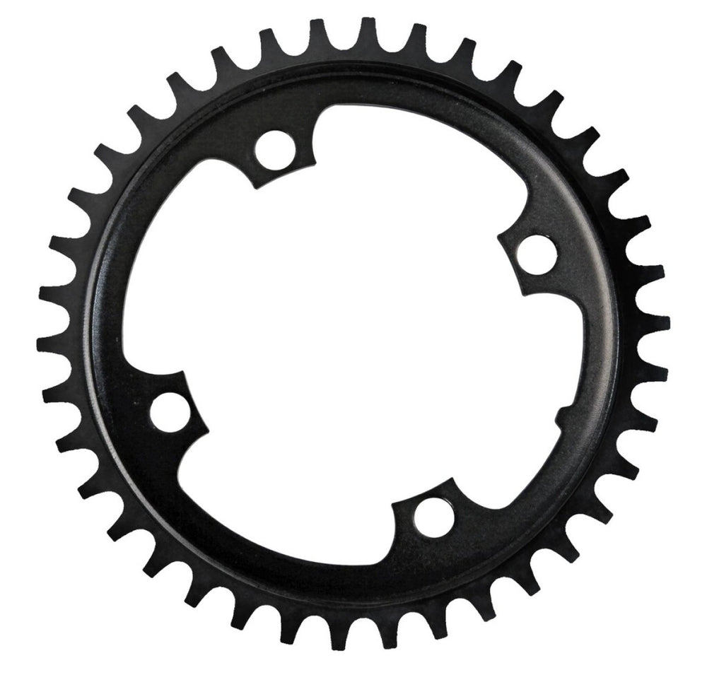 Miranda tandwiel 38t chain flow, bcd 104, zwart